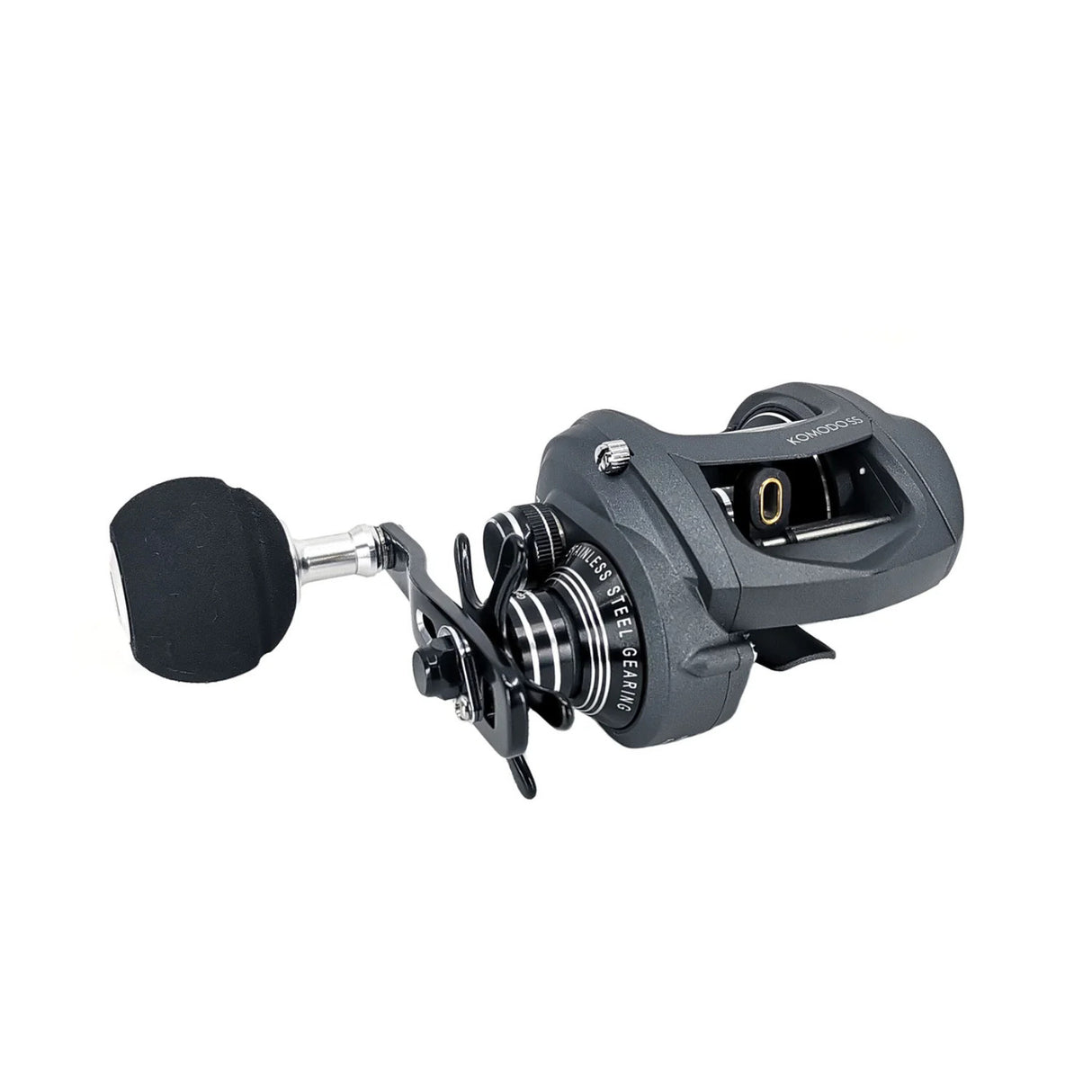 Okuma Komodo SS Large Capacity Low Profile Baitcaster (Right-Hand, Power Handle)