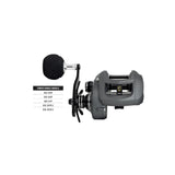 Okuma Komodo SS Large Capacity Low Profile Baitcaster (Left-Hand, Power Handle)