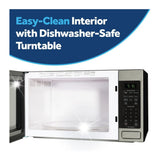 GE Countertop 1.6 Cubic Ft Microwave Oven (White)