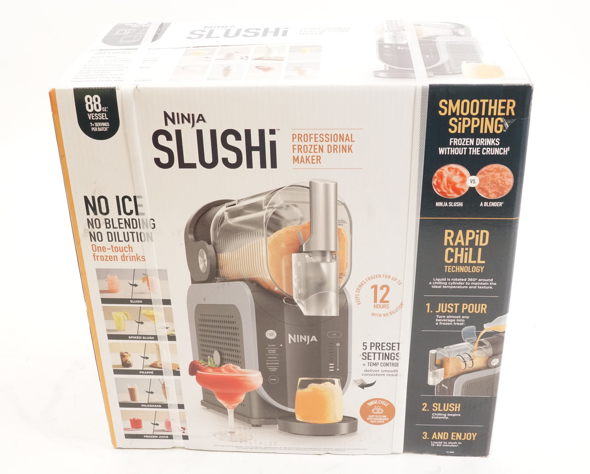 Ninja SLUSHi Professional Frozen Drink and Slushie Maker (Artic Blue/Gray) (Used)
