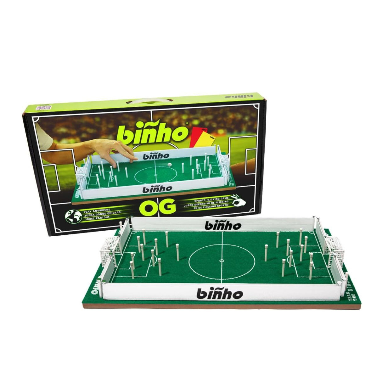 Binho Board OG Board Game 2-Player Fast-Paced Finger Flicker Pinball Board Games