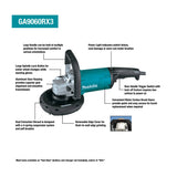 Makita GA9060RX3 7-Inch Concrete Surface Planer with Dust Extraction Shroud