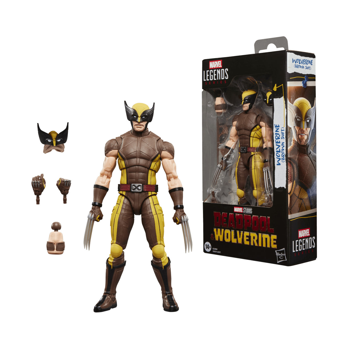 Hasbro Marvel Legends Series Wolverine 6-Inch Action Figure (Brown Suit)