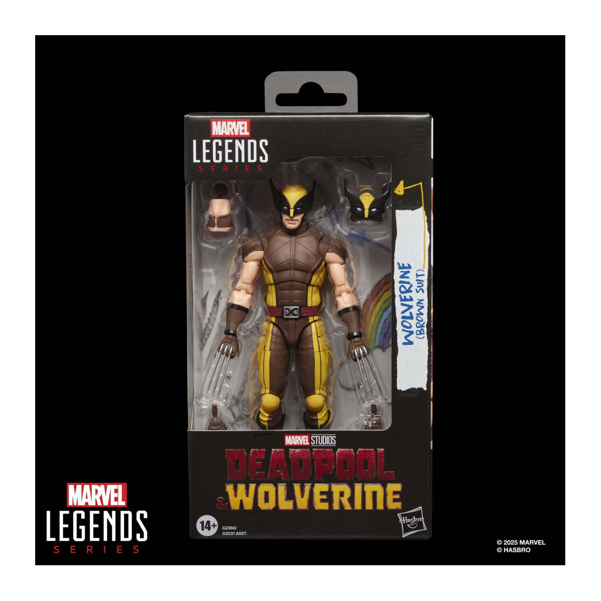 Hasbro Marvel Legends Series Wolverine 6-Inch Action Figure (Brown Suit)
