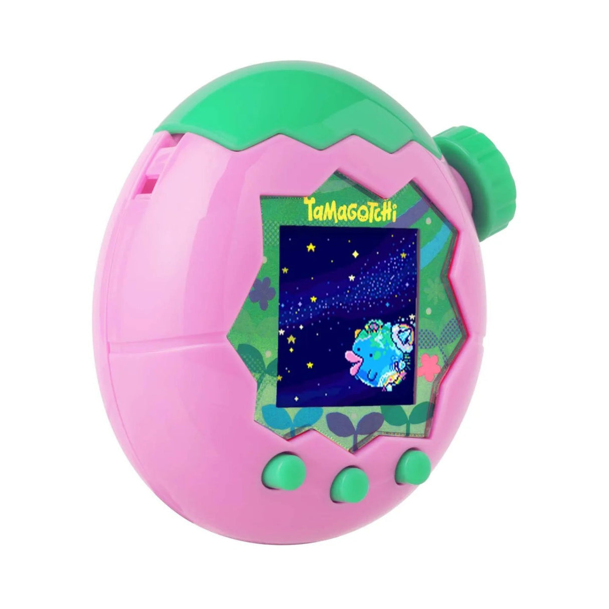 Bandai Tamagotchi Paradise - Pink Land Interactive Digital Pet Toy with Zoom Dial