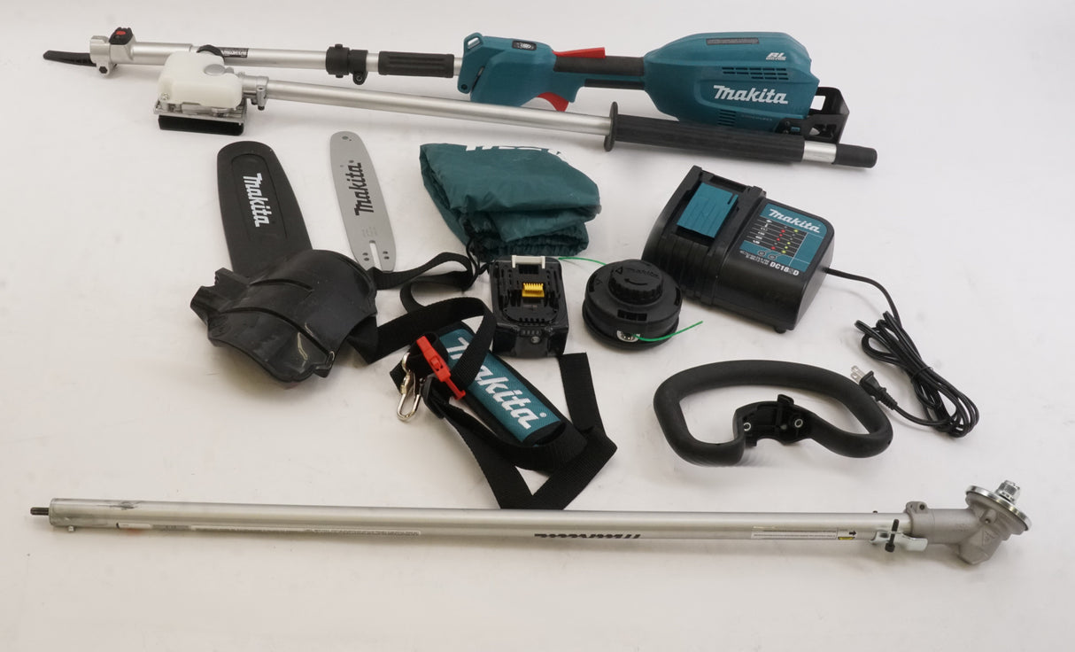 Makita XUX02SM1X5 18V LXT Brushless Couple Shaft Power Head Kit (4.0Ah) (Used)