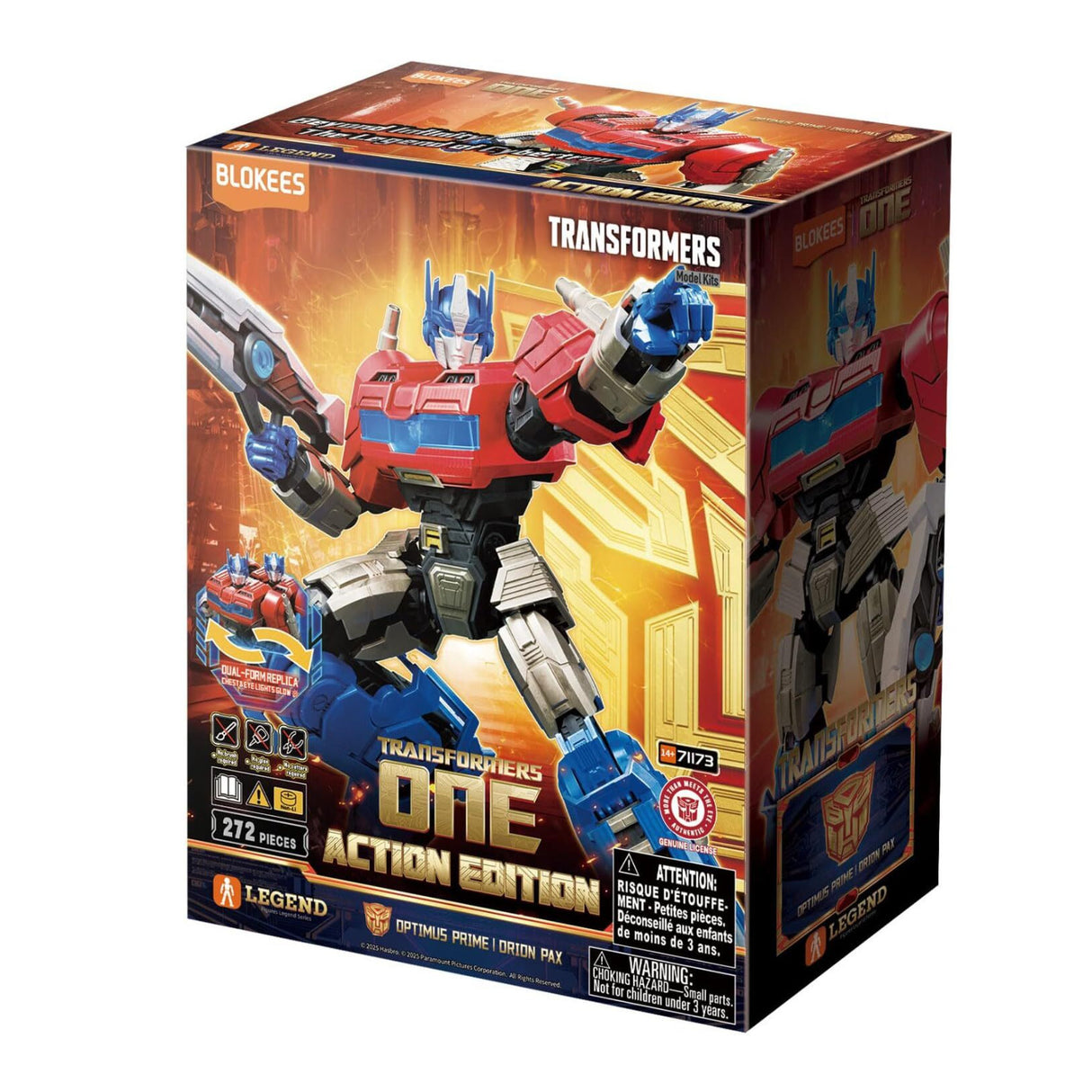 Blokees - Transformers Optimus Prime Vs Tarn Action Edition Model Kits Bundle