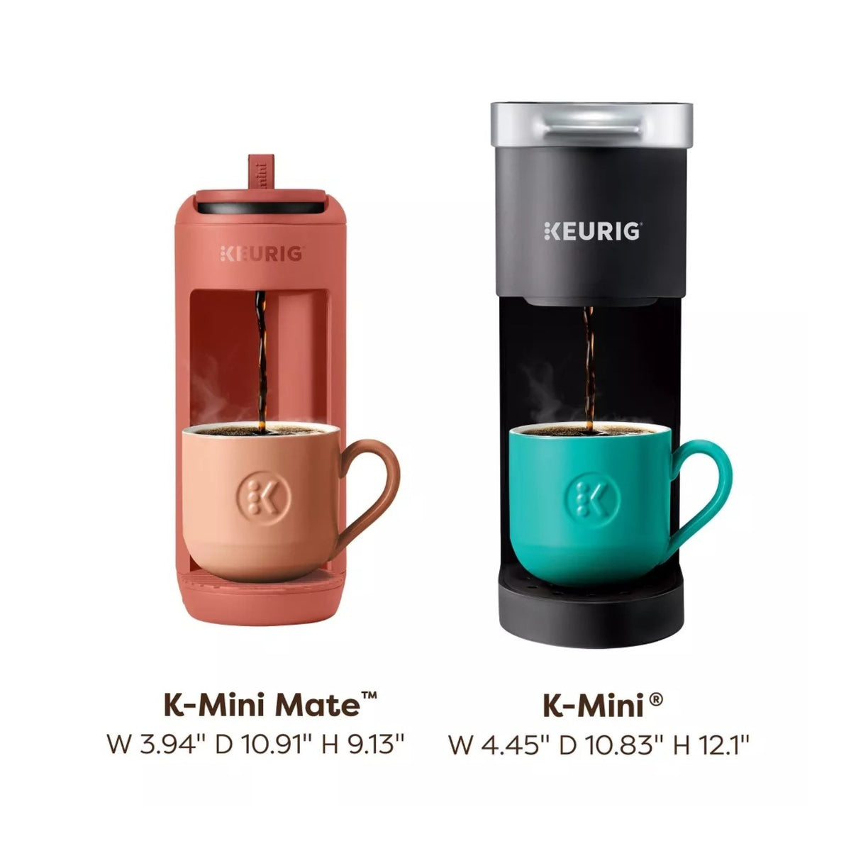 Keurig K-Mini Mate Single Serve K-Cup Pod Coffee Maker, Red Rocks (Certified Refurbished)