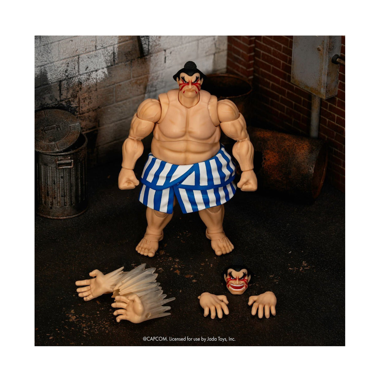 Jada Toys Ultra Street Fighter II E. Honda Deluxe 6-Inch Scale Action Figure