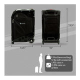 Zuca Pro Travel Bag with 4-Inch Polyurethane Wheels (Black Frame)