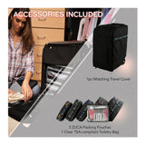 Zuca Pro Travel Bag with 4-Inch Polyurethane Wheels (Black Frame)