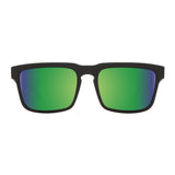 Spy Optic Helm Square Sunglasses (Matte Black/Happy Bronze Polar, Green Spectra)