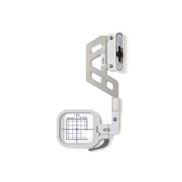 Janome FA5e Embroidery Hoop 50x50mm Lever System Hoop with Placement Template