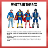 McFarlane Toys - Shazam, Vigilante, Lobo, and Supergirl 7in Action Figure Bundle