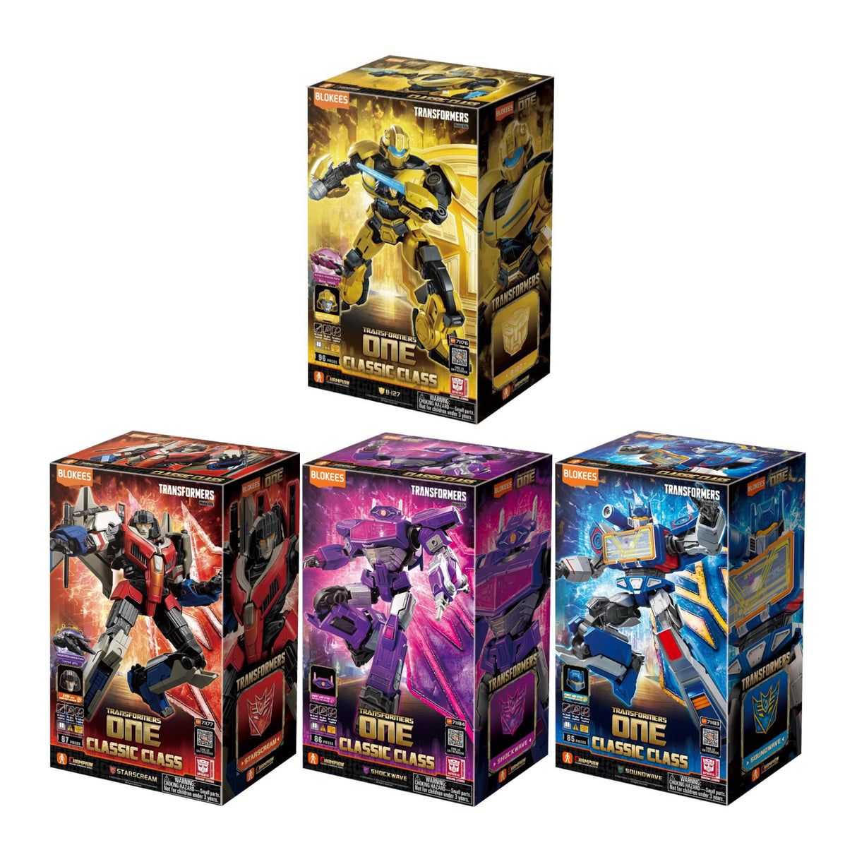 BLOKEES Transformers ONE Classic Action Figure Bundle