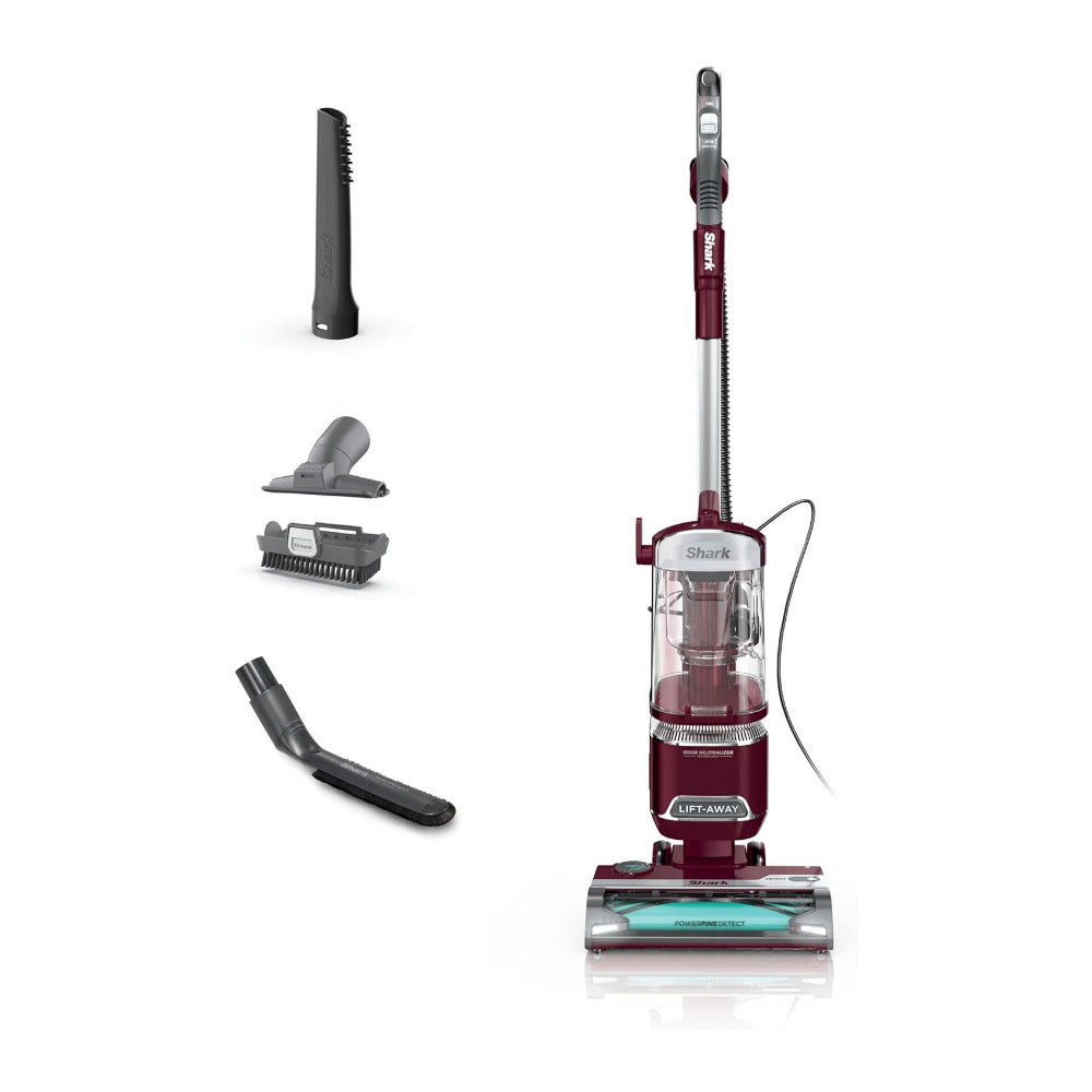 Shark DETECT Lift-Away Corded Upright Vacuum LA492 with HEPA Filter (Burgundy)