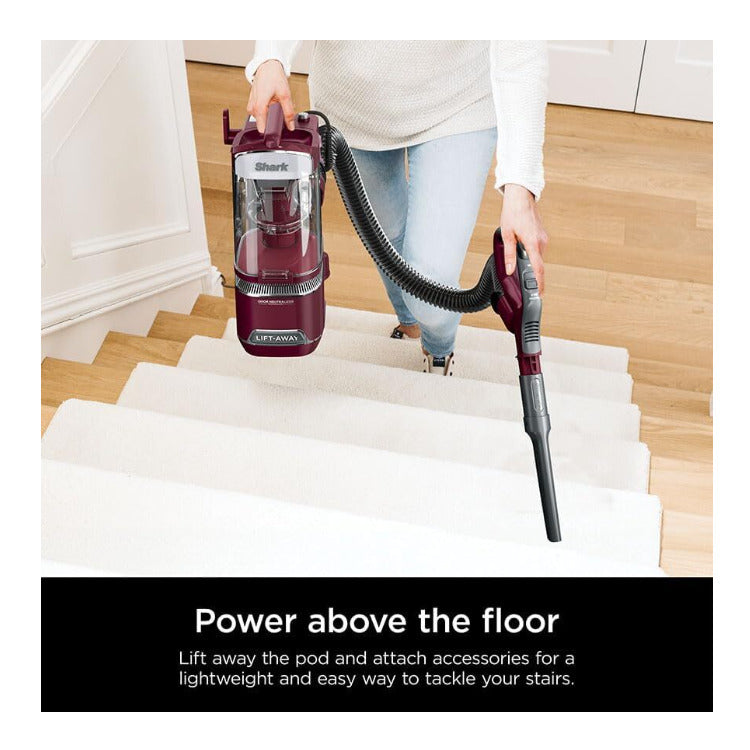 Shark DETECT Lift-Away Corded Upright Vacuum LA492 with HEPA Filter (Burgundy)
