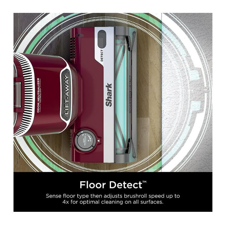 Shark DETECT Lift-Away Corded Upright Vacuum LA492 with HEPA Filter (Burgundy)