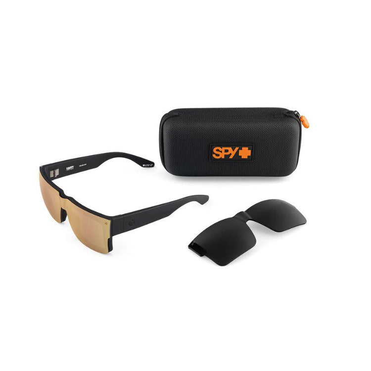 Spy Optic Cyrus Switch Magnetic Sunglasses with UV Protection (Matte Black)