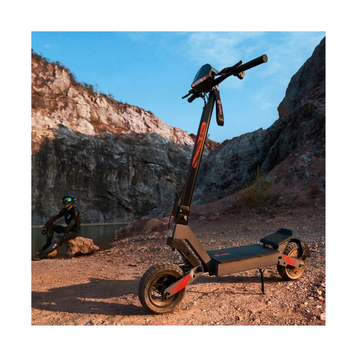 Yadea G10 Foldable 1200W Off Road Electric Scooter with 50km Range