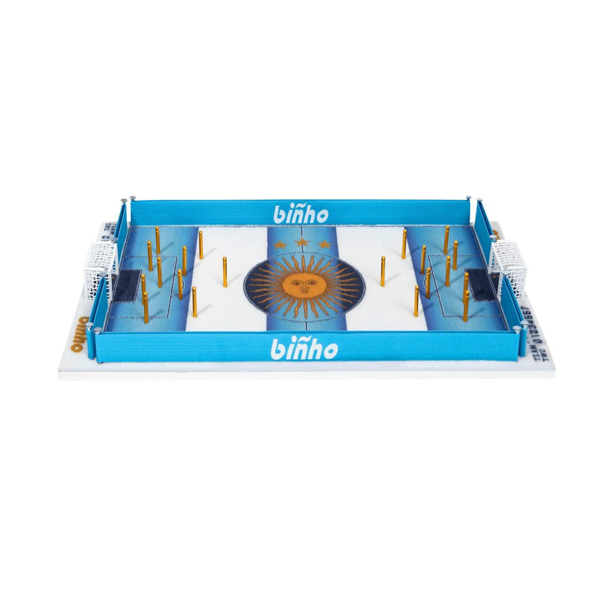 Binho Board Argentina Edition Finger Flick 2-Player Tabletop Sports Game Set