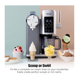 Ninja CREAMi NC701 13-in-1 Scoop and Swirl Ice Cream Maker (Silver)