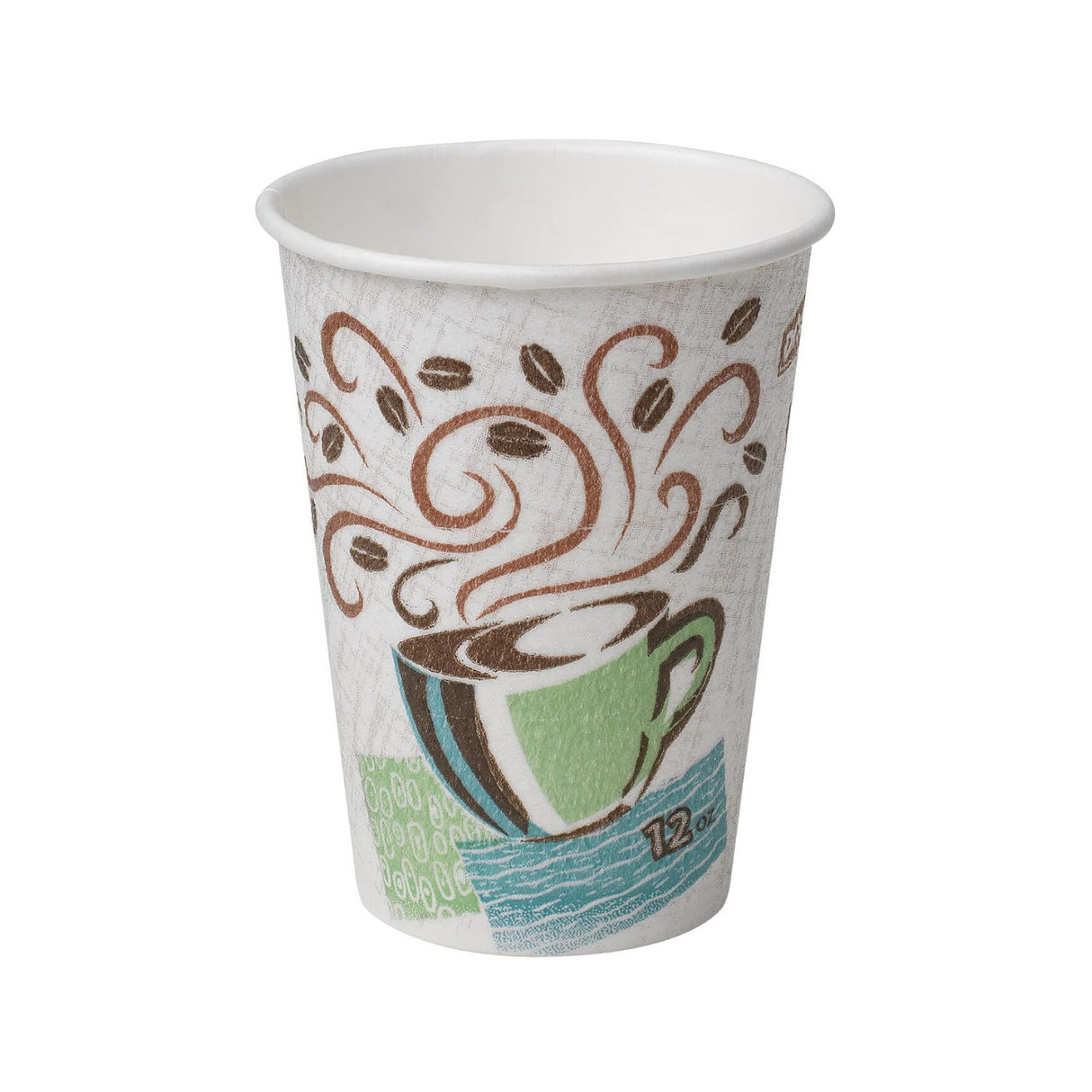 Georgia-Pacific Dixie PerfecTouch 12 oz Insulated Paper Coffee Cups (Coffee Haze, 1000 Count)