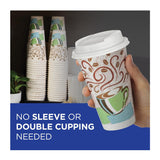 Georgia-Pacific Dixie PerfecTouch 12 oz Insulated Paper Coffee Cups (Coffee Haze, 1000 Count)