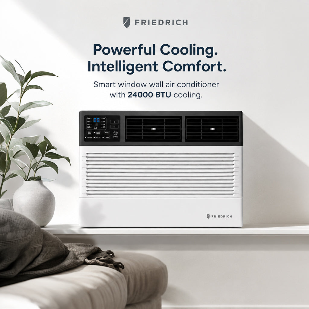 Friedrich Chill Premier Smart Window/ Wall Slide-Out Air Conditioner 24000 BTU