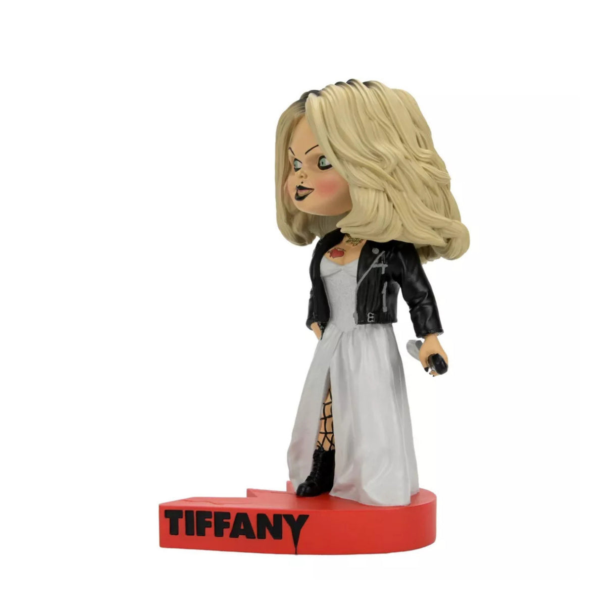 NECA Bride of Chucky Head Knocker 7-Inch - Tiffany (Heart Connect Base)