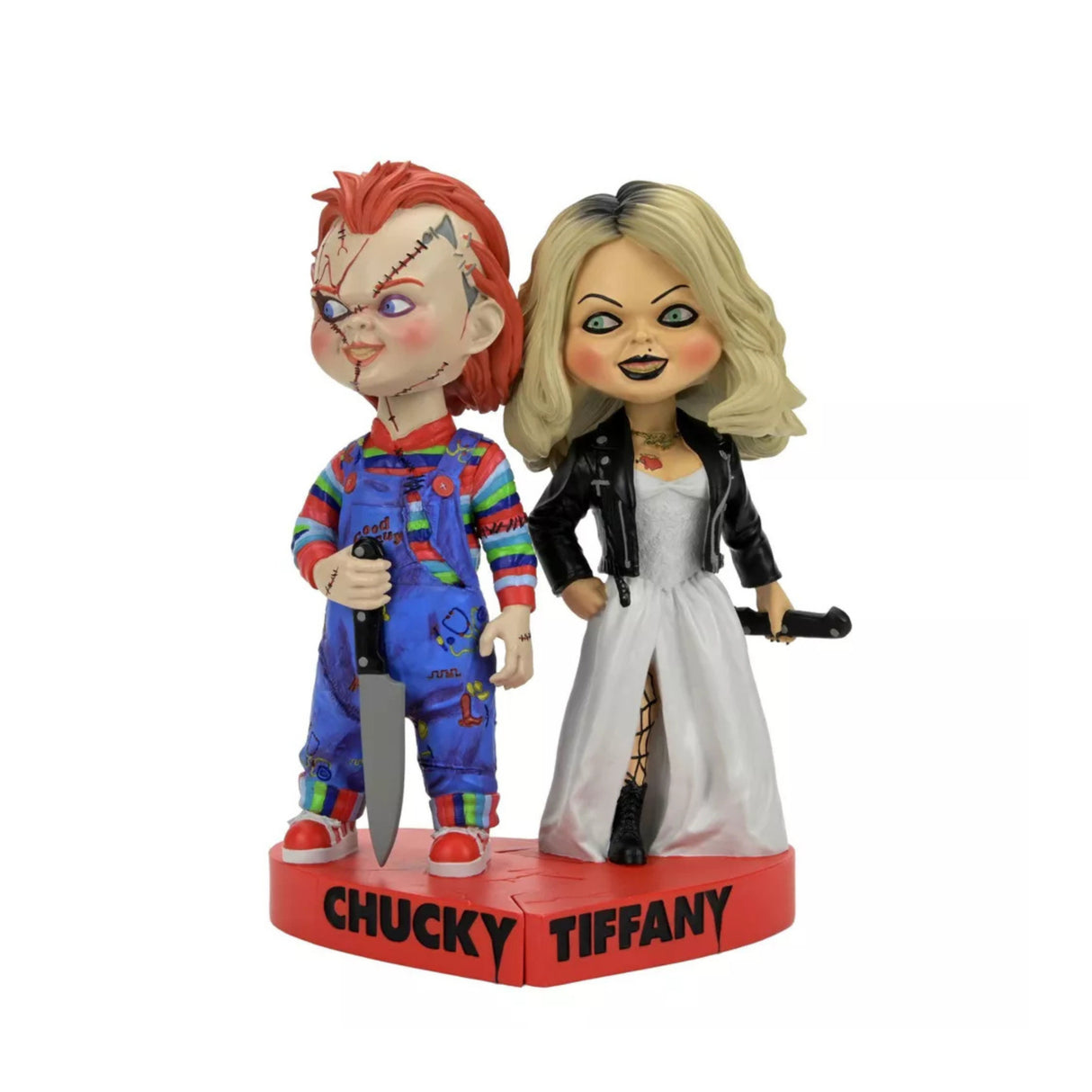 NECA Bride of Chucky Head Knocker 7-Inch - Tiffany (Heart Connect Base)