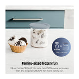 Ninja CREAMi Deluxe 11-in-1 Ice Cream Maker with 2x 24 oz XL Tubs (Silver)