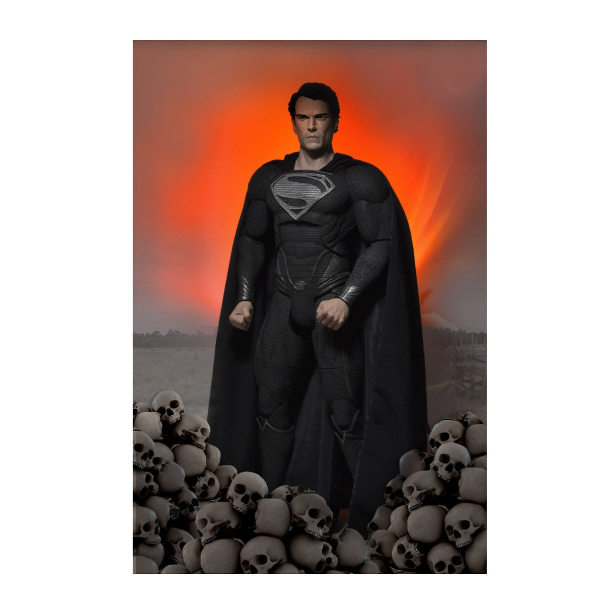 Neca Superman Man of Steel Black Suit 18-Inch Action Figure