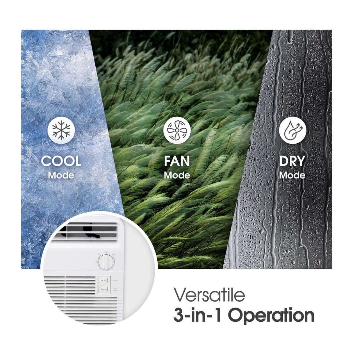 LG 5,000 BTU Window Air Conditioner, Cools 150 Sq.Ft. with Quiet Operation
