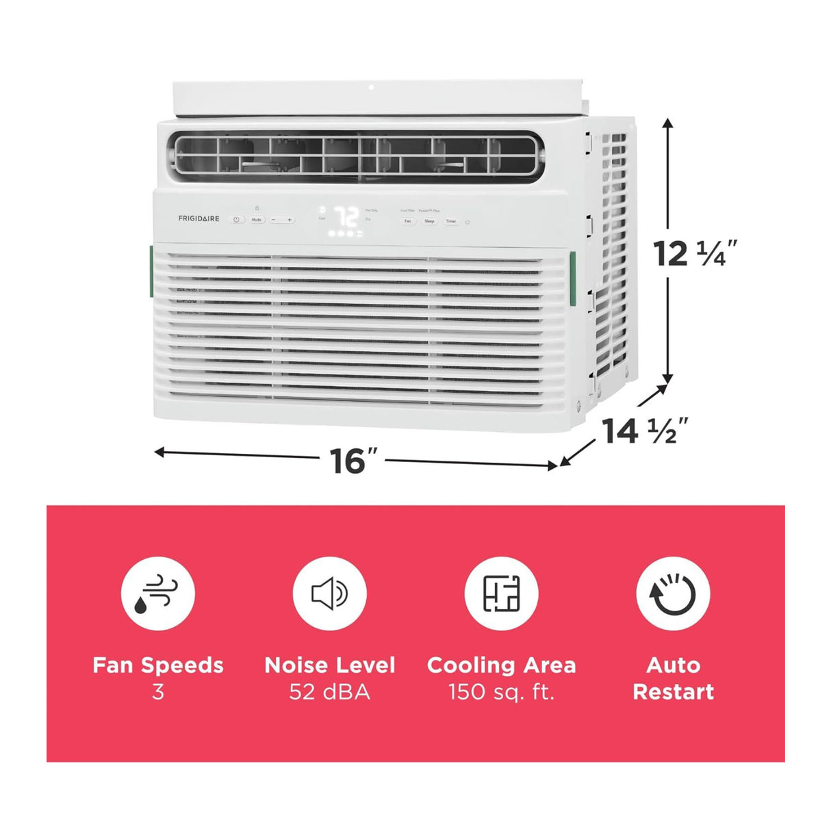 Frigidaire 5,000 BTU Window Room Air Conditioner with Remote Control