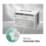 LG 10,000 BTU Wi-Fi Enabled Window Air Conditioner (Matte White)