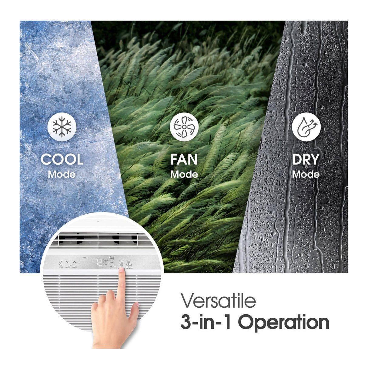 LG 10,000 BTU Wi-Fi Enabled Window Air Conditioner (Matte White)