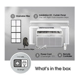 LG 10,000 BTU Wi-Fi Enabled Window Air Conditioner (Matte White)