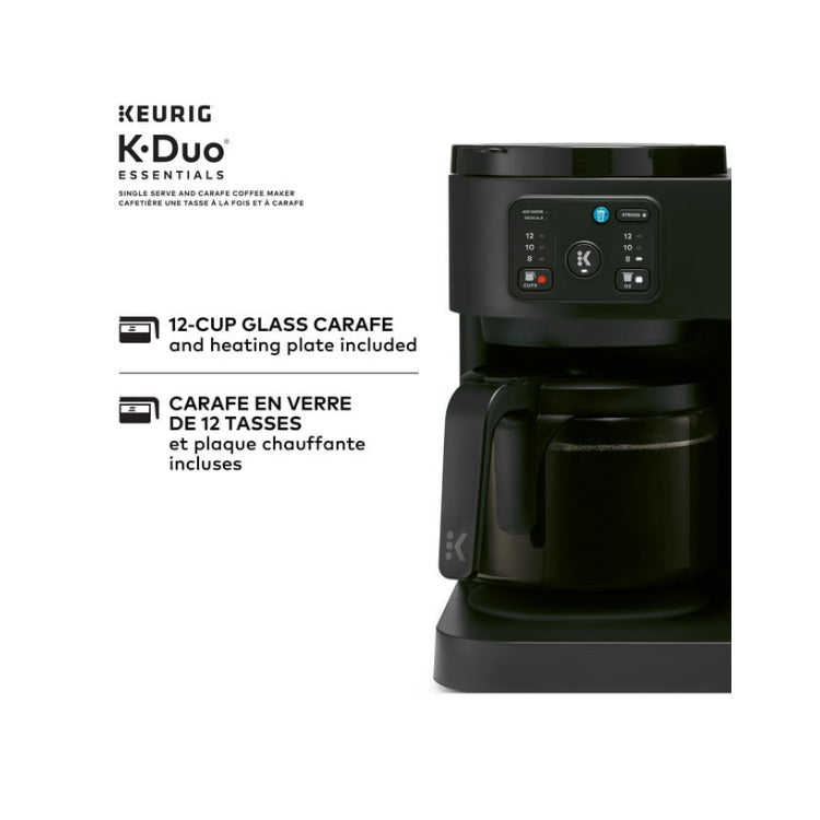 Keurig K-Duo Essentials Gen 2 Hot and Iced Coffee Maker (Black)