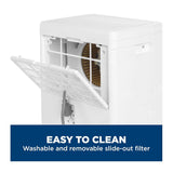 GE 50 Pint Portable Dehumidifier with Smart Dry for Wet Spaces and Ultra Quiet
