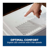 GE 25 Pint Portable Dehumidifier with Smart Dry for Wet Spaces and Ultra Quiet