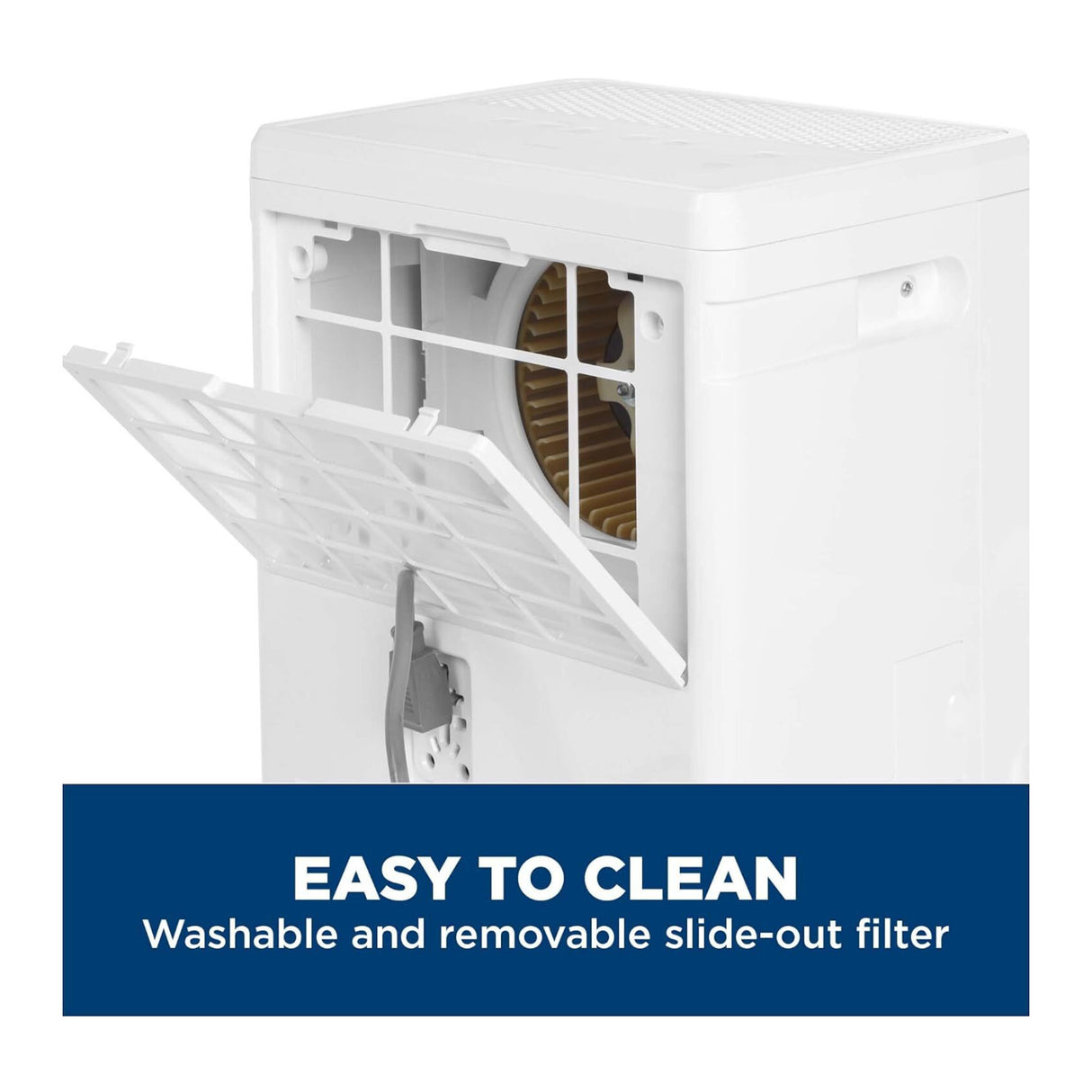 GE 35 Pint Portable Dehumidifier with Smart Dry for Wet Spaces and Ultra Quiet