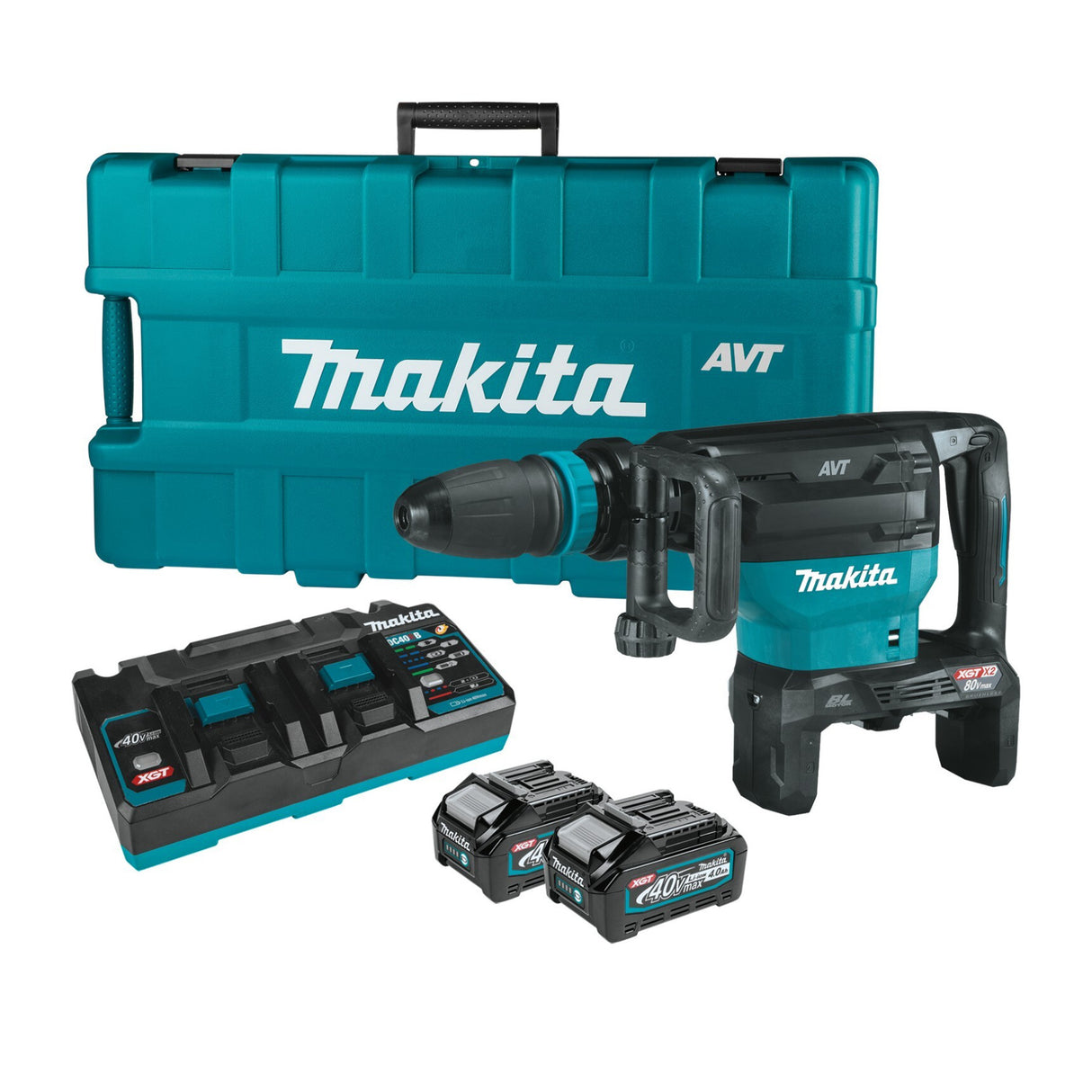 Makita 80V Max (40V Max X2) XGT Brushless 28 Lb. Avt Demolition Hammer Kit