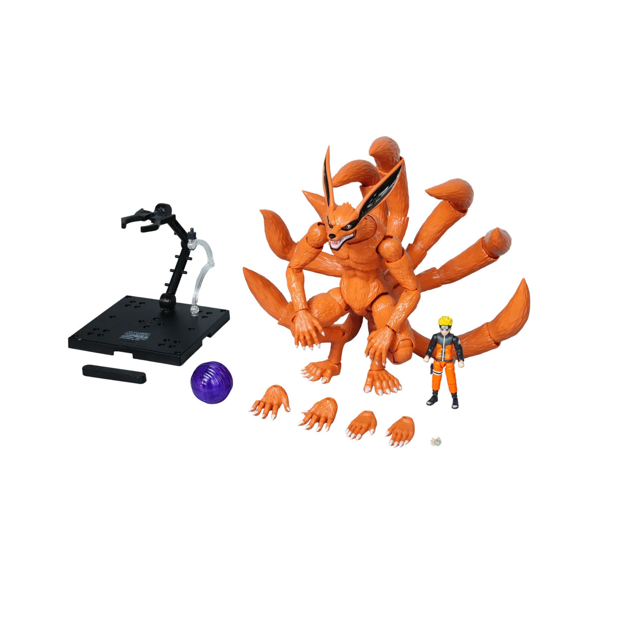 Blokees Naruto Kurama (Nine Tails) & Uzumaki Champion Class Action Figure Bundle