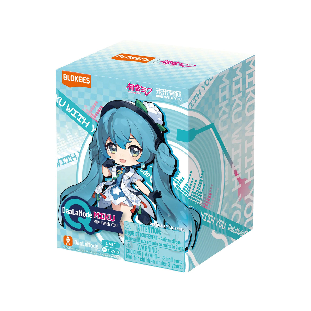 Blokees Hatsune Miku DaaLaMode Q Series MIKU WITH YOU Figures Set (6 Pack/Case)
