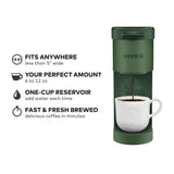 Keurig K-Mini Single Serve K-Cup Pod Coffee Maker (Evergreen)