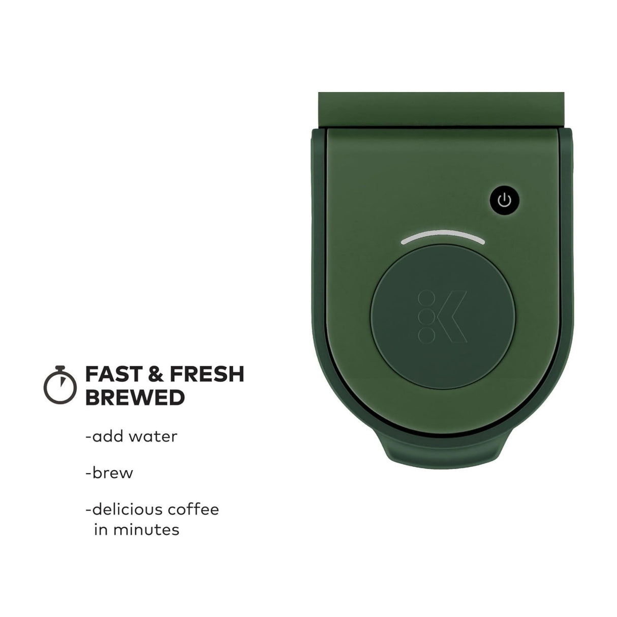 Keurig K-Mini Single Serve K-Cup Pod Coffee Maker (Evergreen)