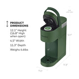 Keurig K-Mini Single Serve K-Cup Pod Coffee Maker (Evergreen)