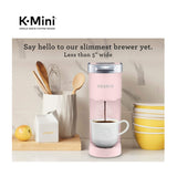 Keurig K-Mini Single Serve K-Cup Pod Coffee Maker (Dusty Rose)