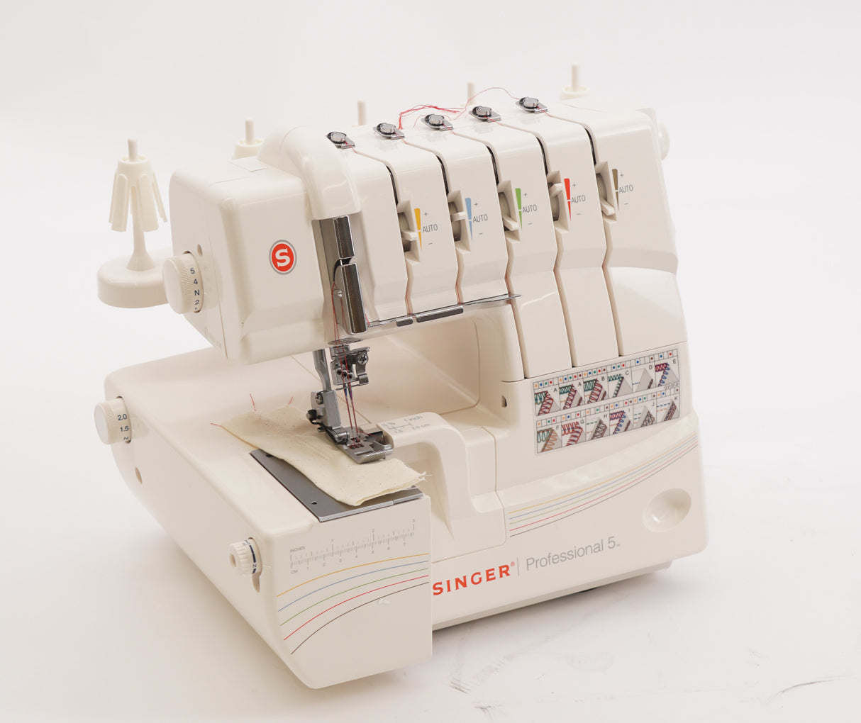 Singer Professional 5 14T968DC Heavy-Duty Metal Frame Serger Overlock (White) (Used)